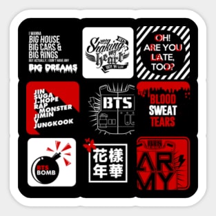 BTS STICKER Sticker